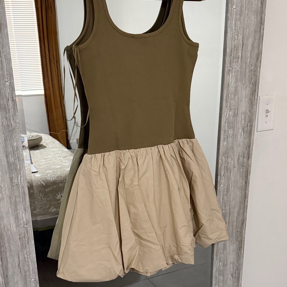 Steve Madden, M, Light Khaki, Linnea Dress - Picture 4 of 9